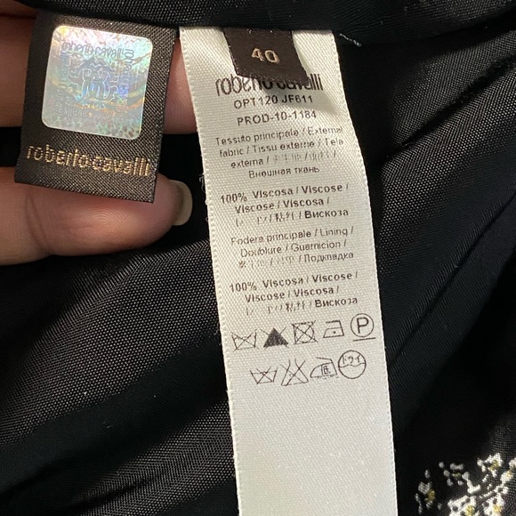 100% Authentic Roberto Cavalli Fitted Dress, SZ 40 - Picture 8 of 8